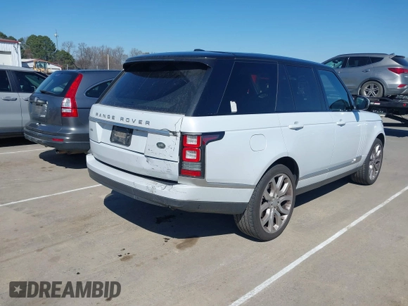 2015 Land Rover Range Rover HSE z VIN SALGS2VF4FA238480, wystawiony jako IAAI lot #41644507 z przebiegiem 108 846 mil mil oraz . Historia ofert i sprzedaży dostępna na DreamBid. Obrazek 4.