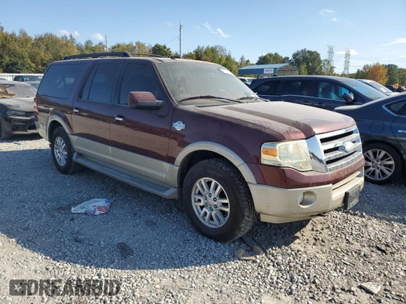 2010 Ford Expedition EL Eddie Bauer with VIN 1FMJK1J56AEA00504, listed as a Copart auction lot 78091834 with 188,009 mi miles and Salvage Title. Bid and sale history available at carsss.com. Image 4.