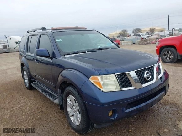 2007 Nissan Pathfinder S with VIN 5N1AR18U77C638404, listed as a IAAI auction lot 41560067 with 225,996 mi miles. Bid and sale history available at carsss.com. Image 1.