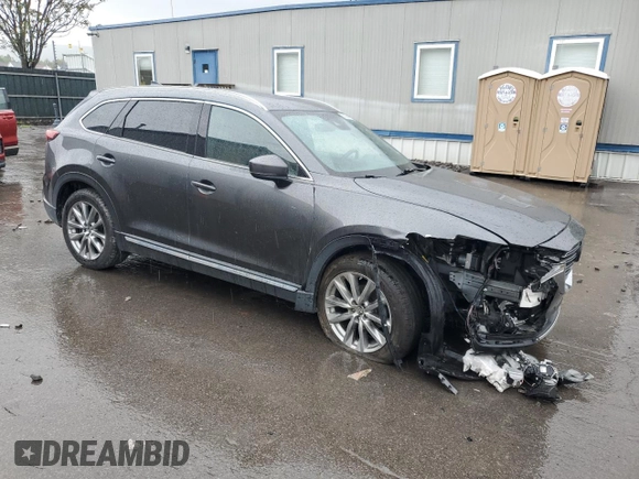 2019 Mazda CX-9 Signature with VIN JM3TCBEY6K0331528, listed as a Copart auction lot 56384485 with 47,700 mi miles and Salvage title. Bid and sale history available at DreamBid. Image 4.