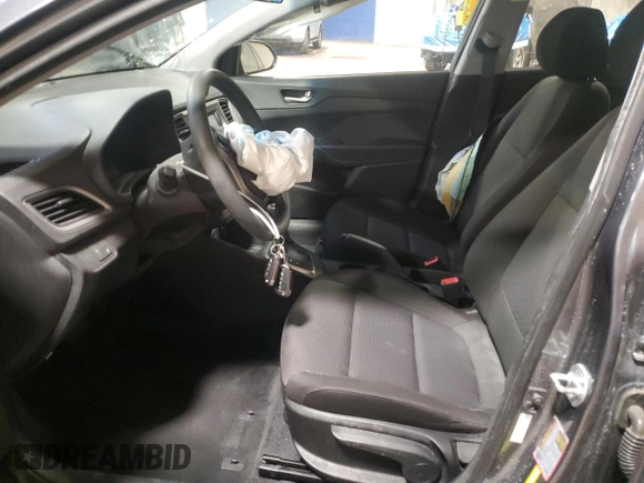 2018 Hyundai Accent SE z VIN 3KPC24A38JE013448, wystawiony jako Copart lot #57471355 z przebiegiem Nie podano mil oraz Szkoda całkowita • Salvage title. Historia ofert i sprzedaży dostępna na DreamBid. Obrazek 7.