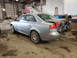 2008 Audi A4 2.0T with VIN WAUDF78E38A066506, listed as a Copart auction lot 46342365 with 185,002 mi miles and Salvage Title. Bid and sale history available at carsss.com. Image 2.