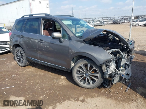 2017 Subaru Forester Touring with VIN JF2SJGWC5HH465520, listed as a IAAI auction lot 41498085 with 1 mi miles. Bid and sale history available at carsss.com. Image 1.