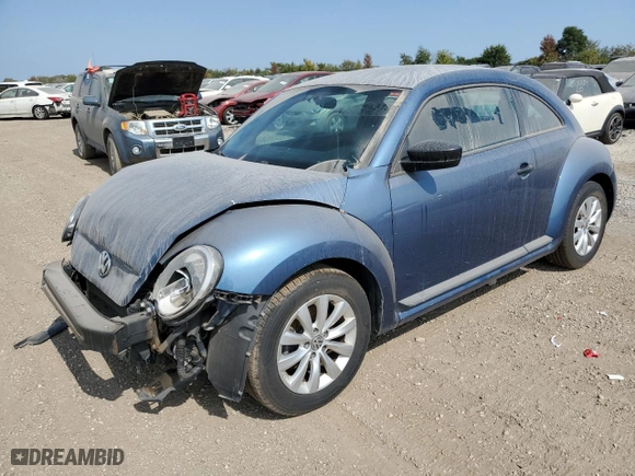 2017 Volkswagen Beetle 1.8T Fleet with VIN 3VWF17ATXHM613449, listed as a Copart auction lot 72195334 with 123,911 mi miles and Salvage Title. Bid and sale history available at carsss.com. Image 1.