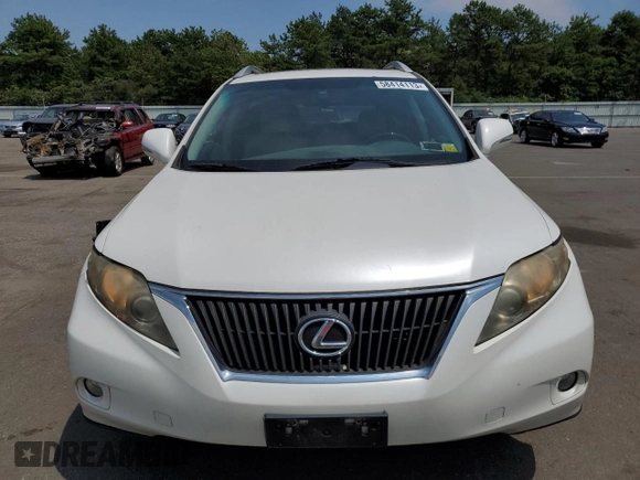 2011 Lexus RX 350 with VIN JTJBK1BA6B2013709, listed as a Copart auction lot 58414113 with 165,689 mi miles and Salvage Title. Bid and sale history available at DreamBid. Image 5.