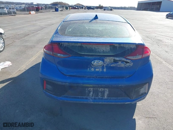 2018 Hyundai Ioniq Hybrid Blue with VIN KMHC65LC2JU072323, listed as a IAAI auction lot 41771754 with 150,817 mi miles. Bid and sale history available at carsss.com. Image 18.