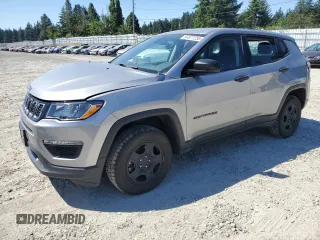 2020 Jeep Compass Sport z VIN 3C4NJDAB0LT135402, wystawiony jako Copart lot #64877255 z przebiegiem 87 907 mil mil oraz Szkoda całkowita • Salvage title. Historia ofert i sprzedaży dostępna na DreamBid. Obrazek 1.