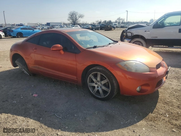 2007 Mitsubishi Eclipse GT with VIN 4A3AK34T37E012321, listed as a Copart auction lot 43815595 with 103,255 mi miles and Salvage Title. Bid and sale history available at carsss.com. Image 4.