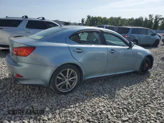 2008 Lexus IS 250 with VIN JTHBK262682078241, listed as a Copart auction lot 54893905 with 107,505 mi miles and Salvage Title. Bid and sale history available at carsss.com. Image 3.