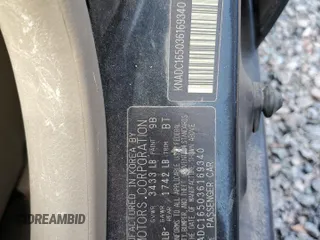 2003 Kia Rio with VIN KNADC165036169340, listed as a Copart auction lot 51538975 with 136,054 mi miles and Salvage Title. Bid and sale history available at carsss.com. Image 14.