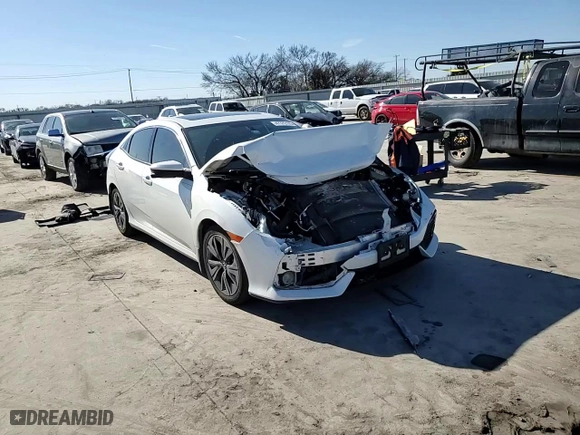 2017 Honda Civic Hatchback EX with VIN SHHFK7H51HU217999, listed as a Copart auction lot 47372175 with 98,485 mi miles and Salvage Title. Bid and sale history available at carsss.com. Image 11.