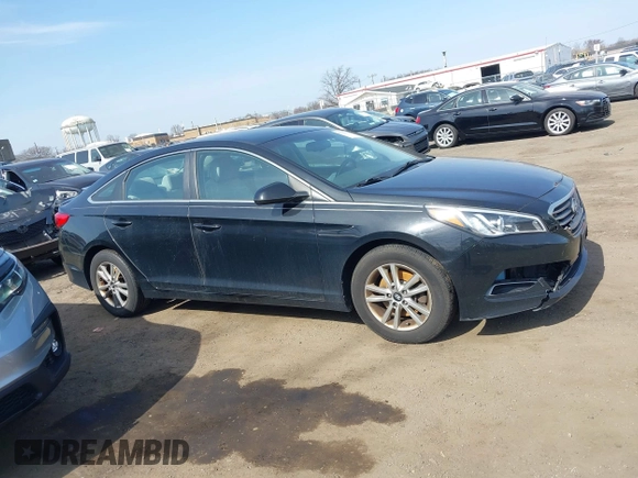 2017 Hyundai Sonata 2.4L with VIN 5NPE24AF5HH554112, listed as a IAAI auction lot 41783014 with 86,827 mi miles. Bid and sale history available at carsss.com. Image 13.