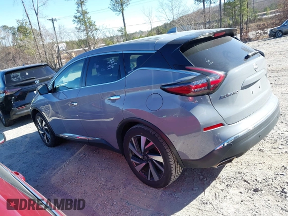 2023 Nissan Murano SL with VIN 5N1AZ2CJ3PC131292, listed as a IAAI auction lot 41694882 with 57,747 mi miles and . Bid and sale history available at DreamBid. Image 14.