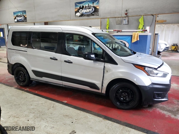 2022 Ford Transit Connect Wagon XL with VIN NM0GE9E20N1513018, listed as a Copart auction lot 43806825 with 53,194 mi miles and Salvage Title. Bid and sale history available at carsss.com. Image 4.