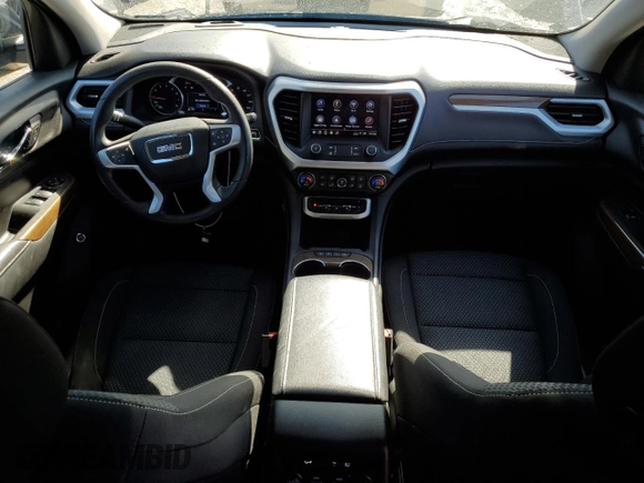 2021 GMC Acadia SLE with VIN 1GKKNKLS0MZ199897, listed as a Copart auction lot 46168535 with 25,693 mi miles and Salvage Title. Bid and sale history available at DreamBid. Image 8.