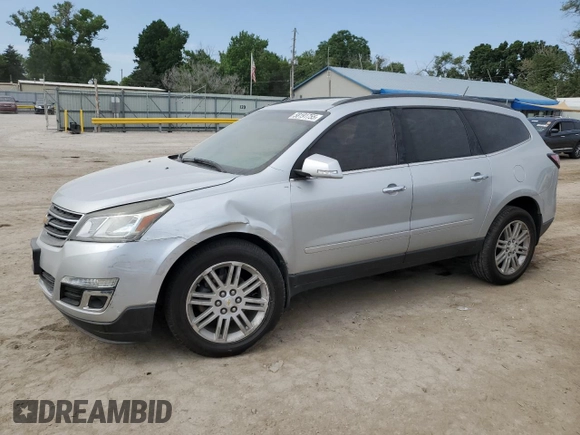 2015 Chevrolet Traverse LT with VIN 1GNKRGKD1FJ294297, listed as a Copart auction lot 58191755 with Not provided miles and Salvage title. Bid and sale history available at DreamBid. Image 1.