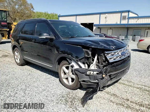 2018 Ford Explorer XLT with VIN 1FM5K7DH8JGC02629, listed as a Copart auction lot 50607615 with 71,018 mi miles and Salvage Title. Bid and sale history available at DreamBid. Image 11.