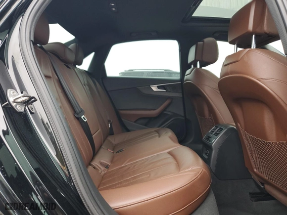 2018 Audi A4 Premium with VIN WAUKMAF43JA068573, listed as a Copart auction lot 45112705 with 65,027 mi miles and Salvage Title. Bid and sale history available at carsss.com. Image 10.