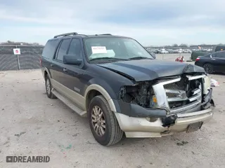 2007 Ford Expedition EL Eddie Bauer with VIN 1FMFK17507LA33077, listed as a IAAI auction lot 41273125 with 229,891 mi miles. Bid and sale history available at carsss.com. Image 1.