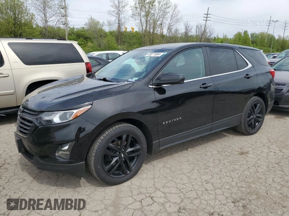 2021 Chevrolet Equinox LT with VIN 2GNAXKEV6M6110460, listed as a Copart auction lot 49271064 with 65,618 mi miles and Salvage Title. Bid and sale history available at DreamBid. Image 1.