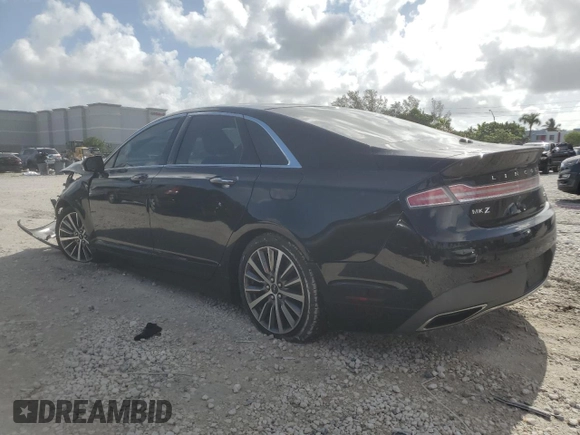 2020 Lincoln MKZ Standard with VIN 3LN6L5A92LR614009, listed as a Copart auction lot 60722435 with 82,295 mi miles and Non repairable. Bid and sale history available at DreamBid. Image 2.