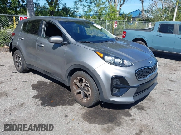 2021 Kia Sportage LX with VIN KNDPM3AC8M7925443, listed as a IAAI auction lot 41861046 with 87,142 mi miles and . Bid and sale history available at carsss.com. Image 1.