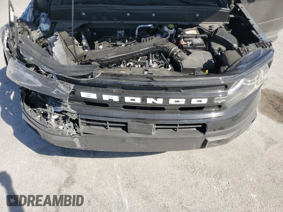 2022 Ford Bronco Sport Outer Banks with VIN 3FMCR9C61NRD20230, listed as a Copart auction lot 53201935 with 39,423 mi miles and Non repairable. Bid and sale history available at DreamBid. Image 12.
