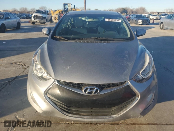 2014 Hyundai Elantra Coupe with VIN KMHDH6AH4EU029370, listed as a Copart auction lot 86693434 with 117,175 mi miles and Salvage Title. Bid and sale history available at carsss.com. Image 5.