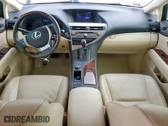 2015 Lexus RX 350 with VIN 2T2ZK1BA0FC174626, listed as a Copart auction lot 57313965 with 97,865 mi miles and Salvage title. Bid and sale history available at DreamBid. Image 8.