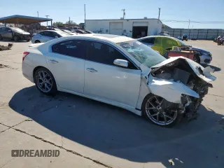 2011 Nissan Maxima SV with VIN 1N4AA5APXBC855595, listed as a Copart auction lot 49294615 with Not Provided miles and Salvage Title. Bid and sale history available at DreamBid. Image 4.