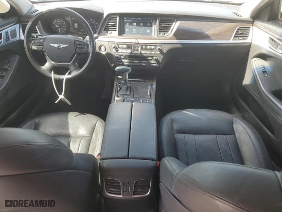 2018 Genesis G80 3.8L with VIN KMHGN4JE5JU236845, listed as a Copart auction lot 46210745 with 78,652 mi miles and Salvage Title. Bid and sale history available at carsss.com. Image 8.