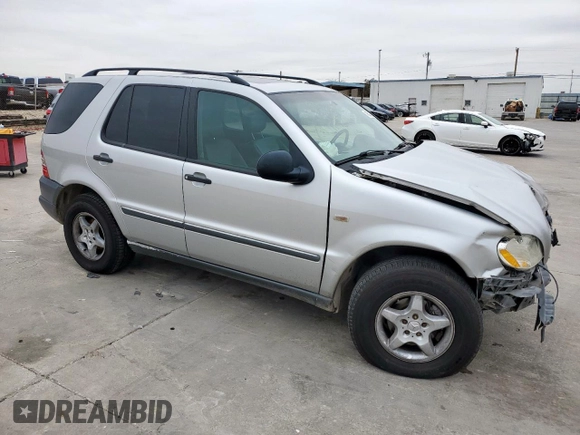 1999 Mercedes-Benz M 320/430/500 with VIN 4JGAB54E8XA060898, listed as a Copart auction lot 46033325 with Not provided miles and Salvage title. Bid and sale history available at DreamBid. Image 4.