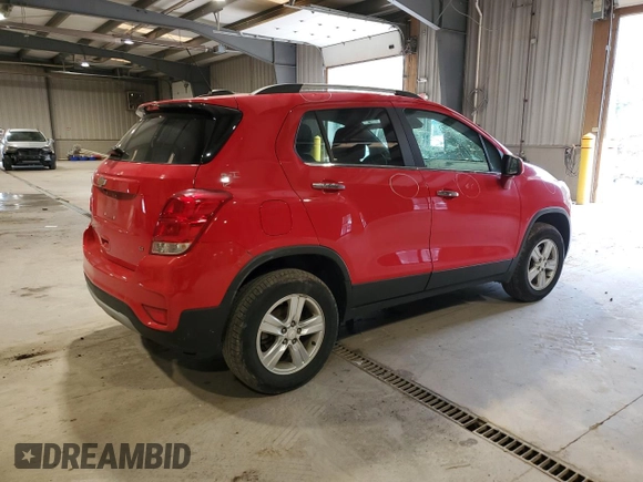 2018 Chevrolet Trax LT with VIN 3GNCJPSB0JL223720, listed as a Copart auction lot 53514395 with 60,520 mi miles and Salvage Title. Bid and sale history available at DreamBid. Image 3.