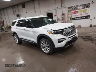 2023 Ford Explorer Platinum z VIN 1FM5K8HC5PGA13109, wystawiony jako IAAI lot #42471674 z przebiegiem 12 361 mil mil oraz . Historia ofert i sprzedaży dostępna na DreamBid. Obrazek 1.
