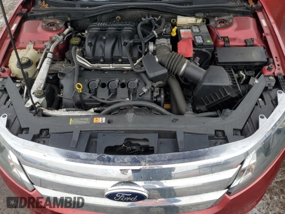 2011 Ford Fusion SEL with VIN 3FAHP0CG6BR182108, listed as a Copart auction lot 43545175 with 132,550 mi miles and Salvage Title. Bid and sale history available at DreamBid. Image 12.