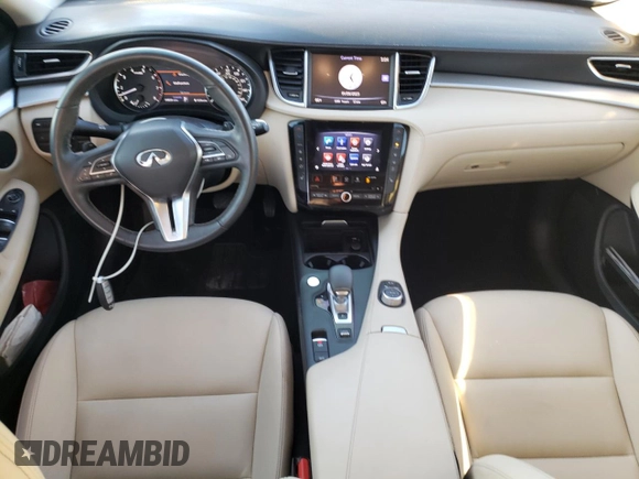 2019 Infiniti QX50 LUXE with VIN 3PCAJ5M15KF125615, listed as a Copart auction lot 73367972 with 34,836 mi miles. Bid and sale history available at carsss.com. Image 8.