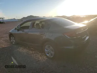 2015 Honda Civic Sedan LX with VIN 2HGFB2F57FH521824, listed as a Copart auction lot 55024385 with 154,775 mi miles and Clean Title. Bid and sale history available at carsss.com. Image 2.