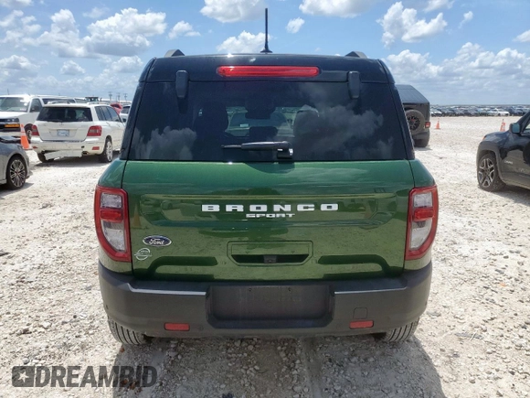 2024 Ford Bronco Sport Outer Banks with VIN 3FMCR9C61RRE65855, listed as a Copart auction lot 63119495 with 9,794 mi miles and Salvage title. Bid and sale history available at DreamBid. Image 6.