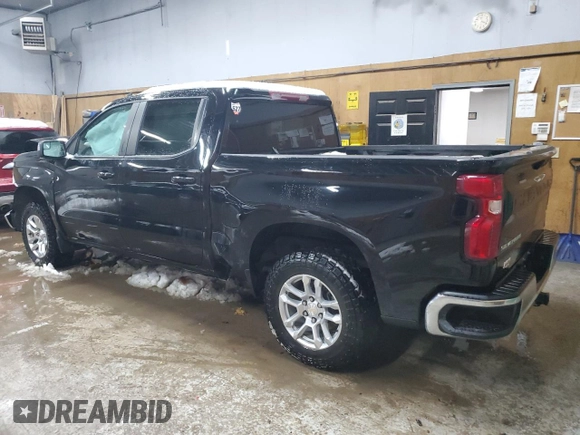 2023 Chevrolet Silverado 1500 LT with VIN 1GCUDDE82PZ109965, listed as a Copart auction lot 87501405 with 27,513 mi miles and Salvage Title. Bid and sale history available at carsss.com. Image 2.