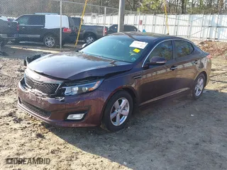 2015 Kia Optima LX with VIN 5XXGM4A78FG423017, listed as a IAAI auction lot 41465484 with 148,053 mi miles. Bid and sale history available at carsss.com. Image 17.