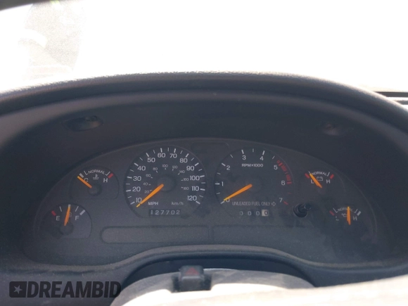 1998 Ford Mustang with VIN 1FAFP4444WF188494, listed as a IAAI auction lot 42158252 with 127,702 mi miles and . Bid and sale history available at DreamBid. Image 7.