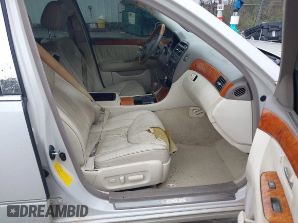 2003 Lexus LS 430 with VIN JTHBN30F530103966, listed as a IAAI auction lot 41964555 with 274,385 mi miles and . Bid and sale history available at DreamBid. Image 5.