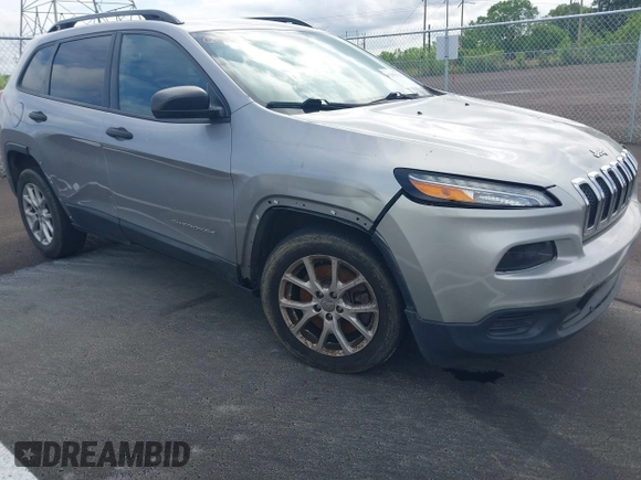 2016 Jeep Cherokee Sport with VIN 1C4PJLAB0GW207556, listed as a IAAI auction lot 42070738 with 218,142 mi miles and . Bid and sale history available at DreamBid. Image 6.