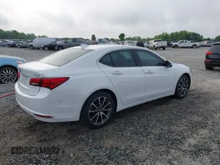 2015 Acura TLX V6 Tech with VIN 19UUB2F57FA015528, listed as a IAAI auction lot 42121824 with 98,917 mi miles. Bid and sale history available at carsss.com. Image 4.