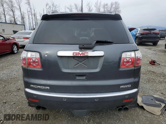 2011 GMC Acadia SLE with VIN 1GKKVPED3BJ260747, listed as a Copart auction lot 48596095 with 186,423 mi miles and Clean Title. Bid and sale history available at carsss.com. Image 6.