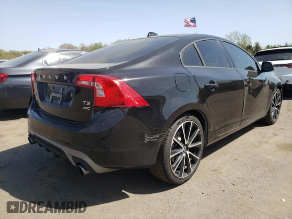 2017 Volvo S60 Dynamic with VIN YV140MTL8H2433865, listed as a Copart auction lot 54534305 with 143,416 mi miles and Salvage title. Bid and sale history available at DreamBid. Image 3.