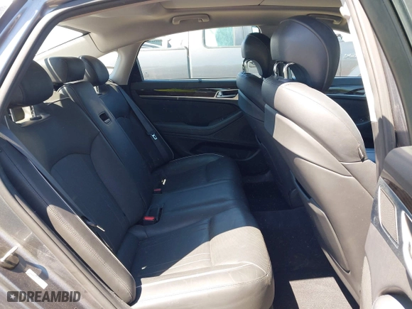 2015 Hyundai Genesis 3.8L with VIN KMHGN4JE4FU072706, listed as a IAAI auction lot 41993699 with 163,122 mi miles. Bid and sale history available at carsss.com. Image 8.