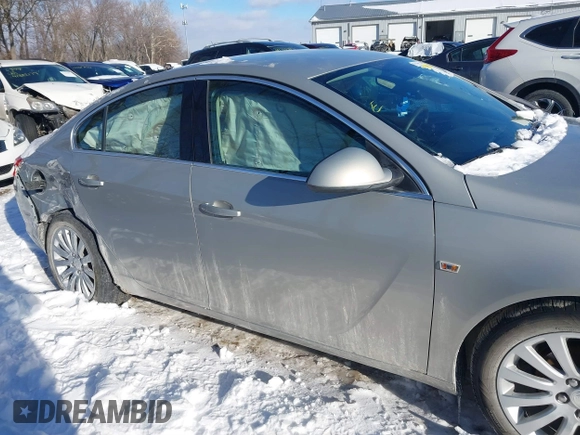 2011 Buick Regal CXL RL3 with VIN W04GR5EC5B1014102, listed as a IAAI auction lot 41318888 with 78,177 mi miles and . Bid and sale history available at DreamBid. Image 13.