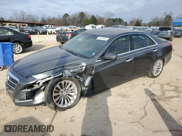 2014 Cadillac CTS Performance RWD with VIN 1G6AS5S38E0151150, listed as a Copart auction lot 43473825 with 145,118 mi miles and Salvage Title. Bid and sale history available at DreamBid. Image 1.