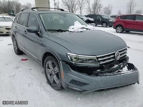 2019 Volkswagen Tiguan SEL Premium with VIN 3VV4B7AX4KM008958, listed as a Copart auction lot 45607605 with 109,465 mi miles and Clean Title. Bid and sale history available at carsss.com. Image 12.